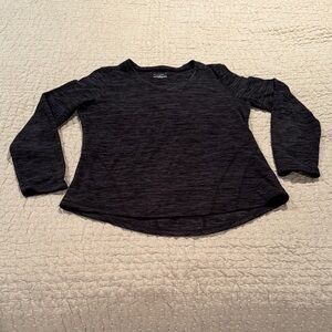 Tek Gear Charcoal Long Sleeve Women's Fleece Top